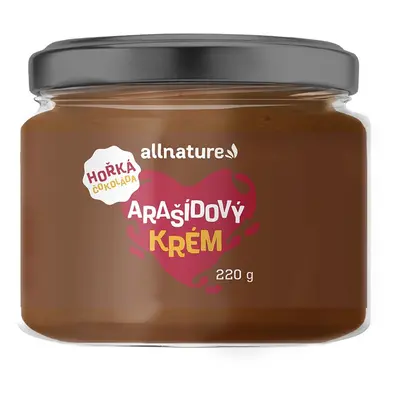 Allnature Arašídový krém s hořkou čokoládou 220 g