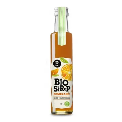 Koldokol Sirup pomeranč bez přidaného cukru BIO 250 ml