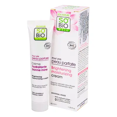 SO´BiO étic Krém hydratační rozjasňující pro dokonalou pleť BIO 40 ml