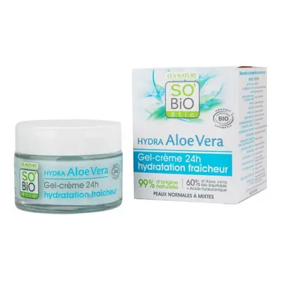 SO´BIO étic Gel-krém Aloe vera — hydratace a svěžest 24h — pro normální až smíšenou pleťBIO 50 m