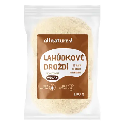 Allnature Lahůdkové droždí neaktivní 100 g