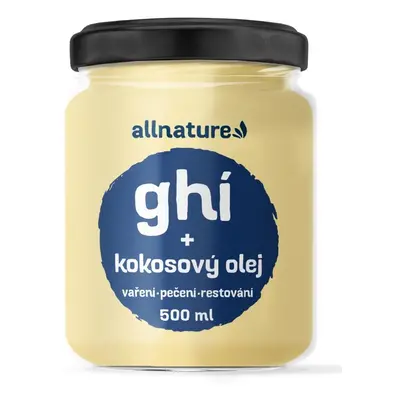 Allnature Ghí s kokosovým olejem 500 ml EXP. 31.3.2025