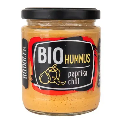 Rudolfs Hummus- pomazánka cizrnová s paprikou a chilli BIO 230 g