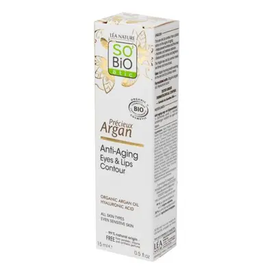 SO´BiO étic Krém na okolí očí a rtů 15 ml BIO Anti-Age Precieux Argan