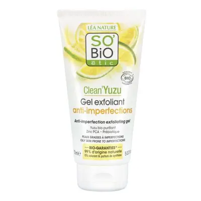 SO´BiO étic SO’BiO étic Gel pleťový exfoliační Clean Yuzu BIO 150 ml