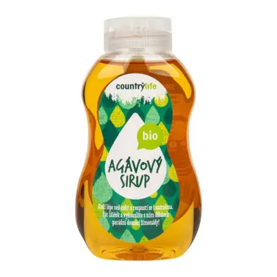 Country Life Sirup agávový BIO 250 ml