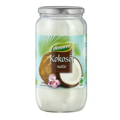 Dennree Olej kokosový za studena lisovaný BIO 950 ml