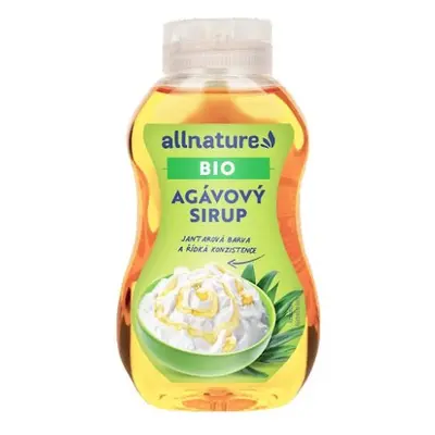 Allnature Agávový sirup BIO 250 ml