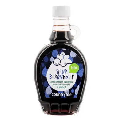 Country Life Sirup borůvkový BIO 250 ml