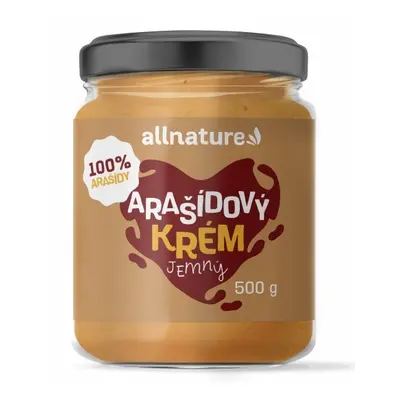 Allnature Arašídový krém jemný 500 g