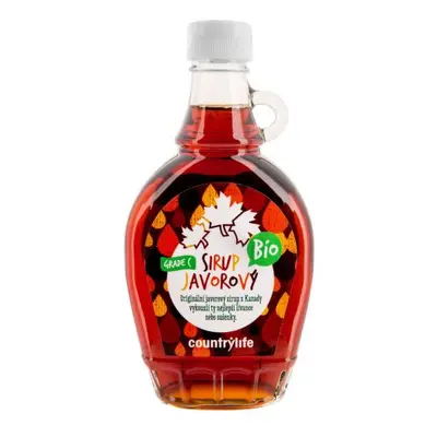 Country Life Sirup javorový Grade C BIO 250 ml