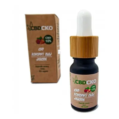 CBDCKO CBD olej jahoda 10% 10ml