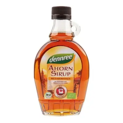 Dennree Sirup javorový Grade A světlý BIO 250 ml