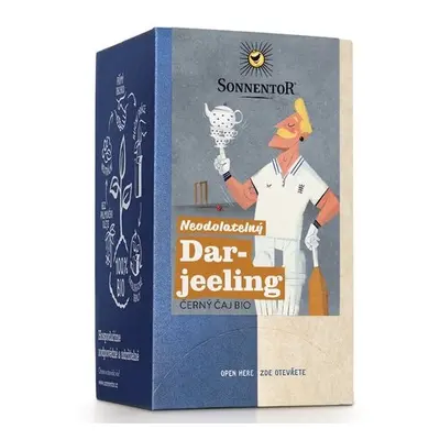 Sonnentor Čaj Černý Darjeeling BIO porcovaný dvoukomorový 27 g