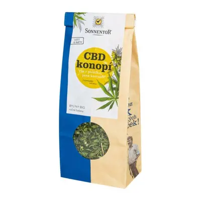 Sonnentor Čaj CBD konopí sypaný BIO 80 g