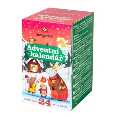 Sonnentor Čaj Adventní kalendář BIO 37,5 g