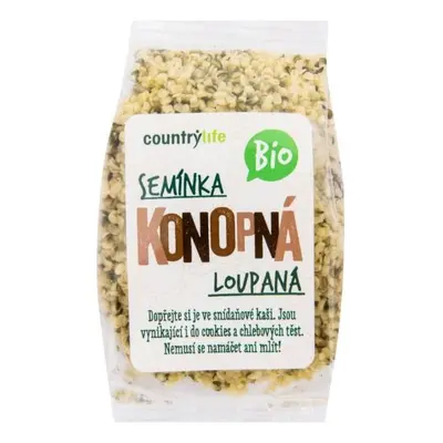 Country Life Konopná semínka loupaná BIO 100 g