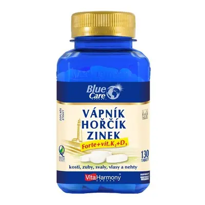 VitaHarmony Vápník a Hořčík a Zinek (+ vit. D3 + K2) 130 tablet