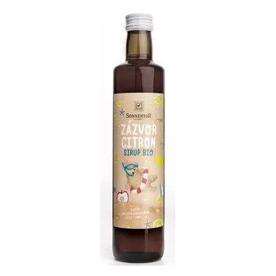 Sonnentor Sirup zázvor - citron BIO 500 ml