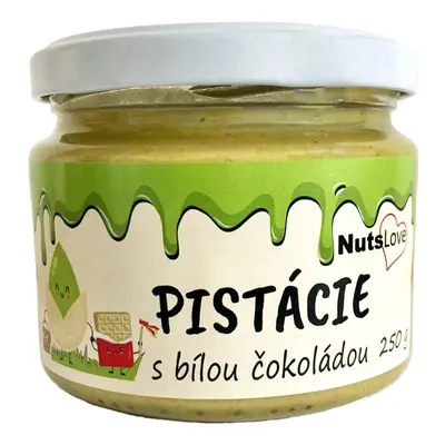 NutsLove Pistácie s bílou čokoládou 250 g