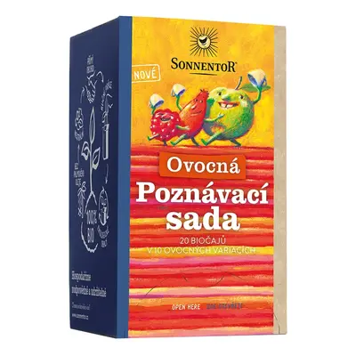 Sonnentor Čaj ovocná poznávací sada BIO 47 g