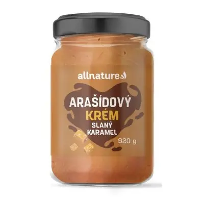 Allnature Arašídový krém - slaný karamel 920 g