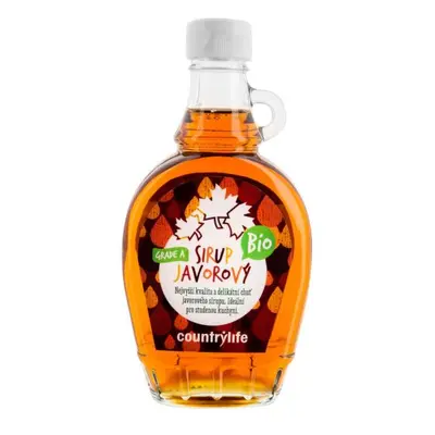 Country Life Sirup javorový Grade A BIO 250 ml