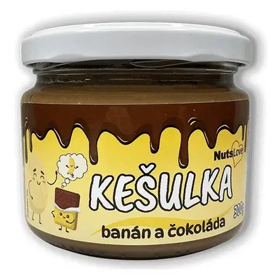 NutsLove Kešulka banán a čokoláda 300 g