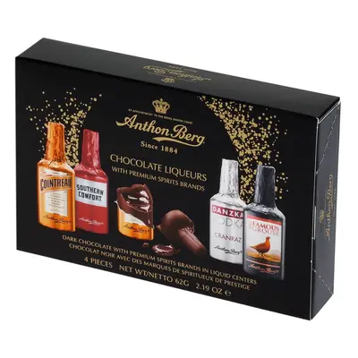 Anthon Berg lahvičky s alkoholem "liqueurs" 4 ks 62 g