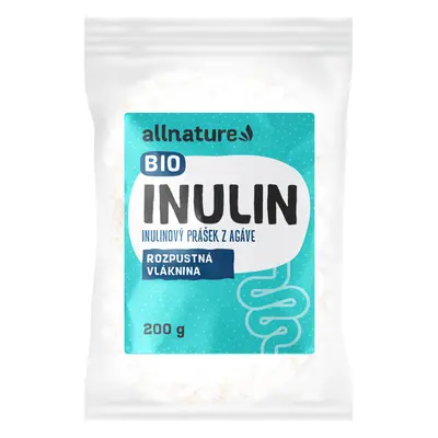 Allnature Inulin BIO 200 g EXP. 6.4.2025