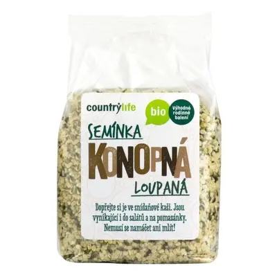 Country Life Konopná semínka loupaná BIO 250 g