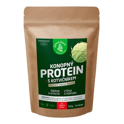 Zelená Země Konopný protein s kotvičníkem 500 g