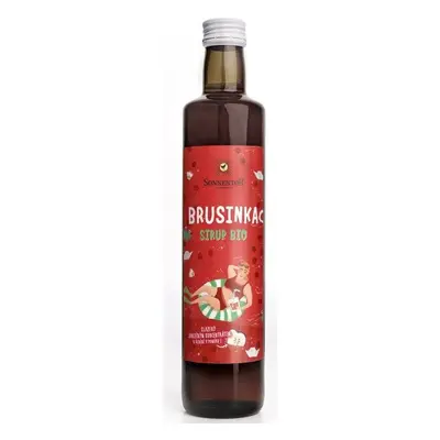 Sonnentor Sirup brusinka BIO 500 ml