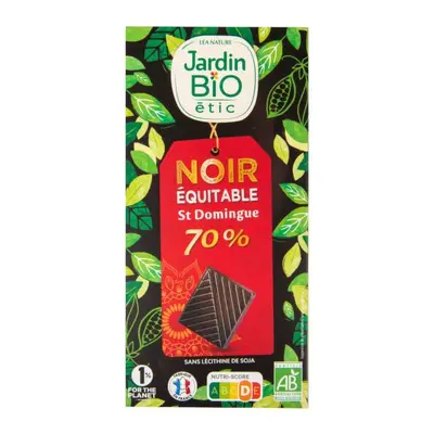 Jardin bio Čokoláda hořká 70% BIO 100 g