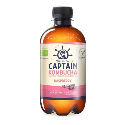 The Gutsy Captain kombucha malina BIO 400 ml