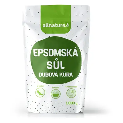 Allnature Epsomská sůl Dubová kůra 1000 g