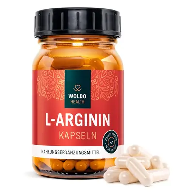 WoldoHealth L-Arginin HCL 120 kapslí