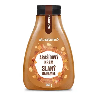 Allnature Arašídový krém - slaný karamel 260 g