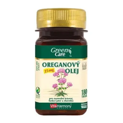 VitaHarmony Oreganový olej 25 mg 180 tobolek