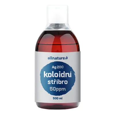 Allnature Koloidní stříbro Ag200 - 50 ppm 500 ml