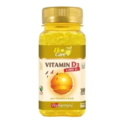 VitaHarmony Vitamin D3 2.000 m.j. (50 µg) 300 tobolek