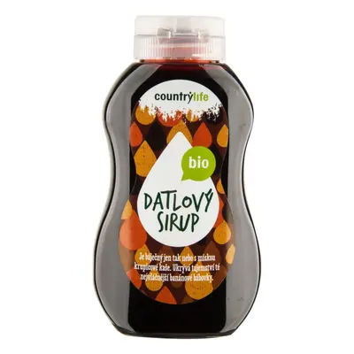 Country Life Sirup datlový BIO 250 ml