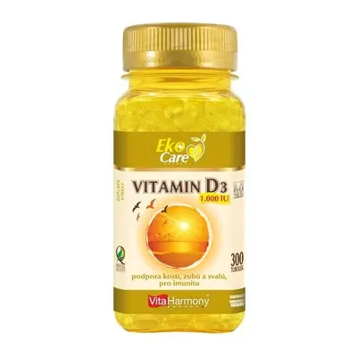 VitaHarmony Vitamin D3 1.000 m.j. (25 μg) 300 tobolek