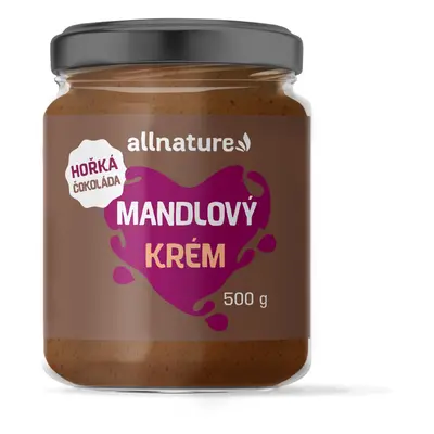 Allnature Mandlový krém s hořkou čokoládou 500 g