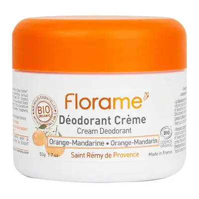 Florame Deodorant krémový 24h pomeranč a mandarinka BIO 50 g