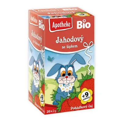 Mediate Apotheke Čaj dětský Jahodový se šípkem 20 sáčků BIO 40 g