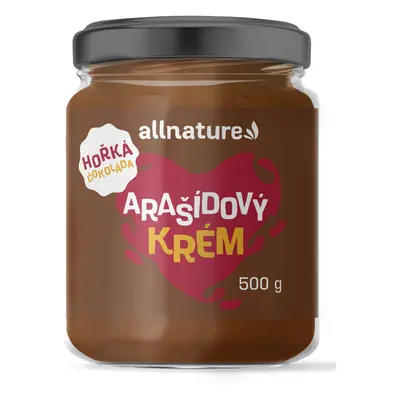 Allnature Arašídový krém s hořkou čokoládou 500 g