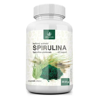 Allnature Spirulina bylinný extrakt 60 kapslí