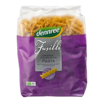 Dennree Těstoviny fusilli celozrnné BIO 1000 g