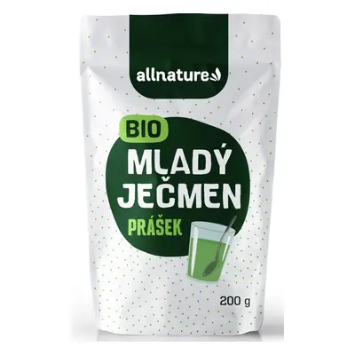 Allnature Mladý ječmen prášek BIO 200 g